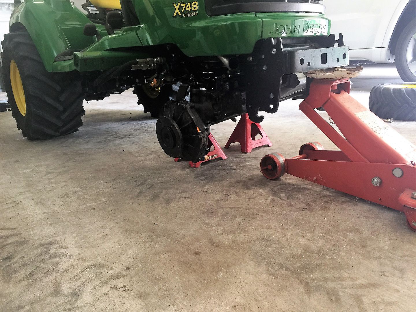 JD X738 hydraulic fluid change My Tractor Forum
